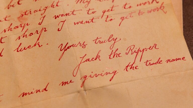 The Dear Boss Letter: How Jack the Ripper Got His Name